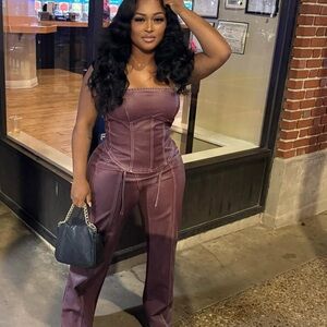 Women's Purple Jumpsuit
